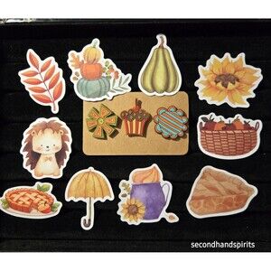 Fall Thanksgiving Tic Pins Seasonal Stickers